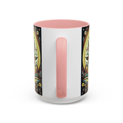 ☕️ Accent Coffee Mug (11, 15oz) – Beautiful Boho Style Graphic 🌿