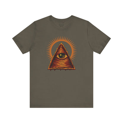 👁️ Mystical Eye Graphic Tee T-Shirt – Unisex Boho Style Streetwear