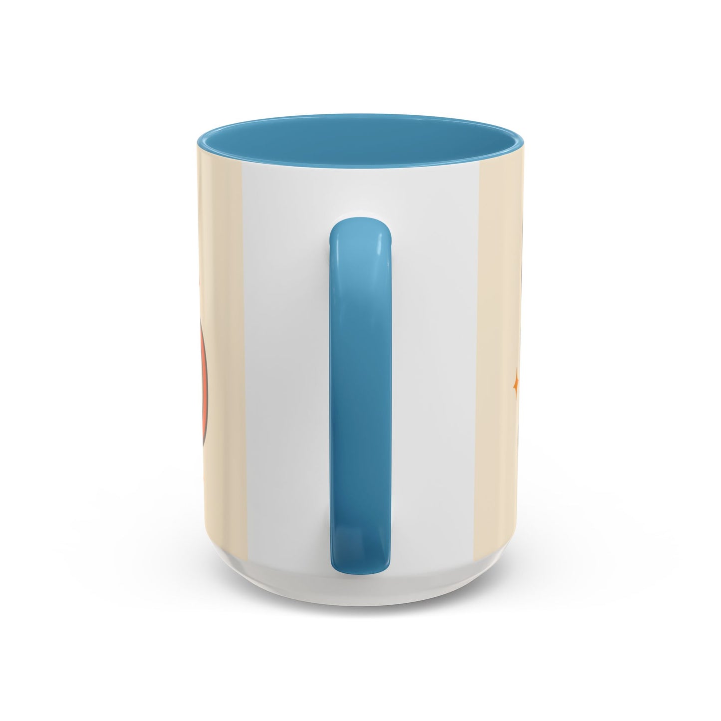 Study Fuel Color Accent Mug (11oz/15oz) – Retro Teacher/Student Coffee Cup • Back to School • Durable Ceramic