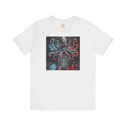 Octopus Sci-Fi Unisex Jersey Short Sleeve Tee - Perfect for Ocean Lovers & Sci-Fi Fans