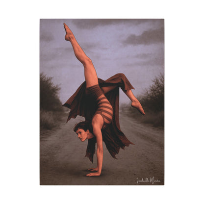 The Acrobat – Matte Canvas Print (Gallery-Wrapped) 0.75" – Vintage Circus-Inspired Canvas Wall Art