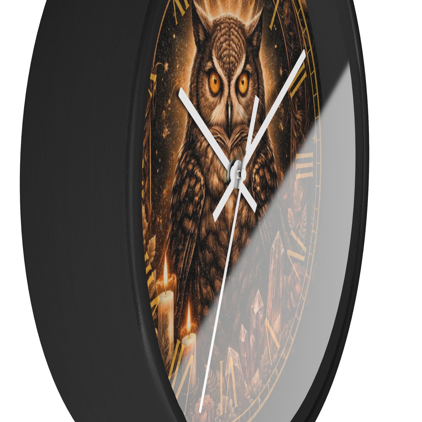 Mystic Owl 10" Premium Wall Clock