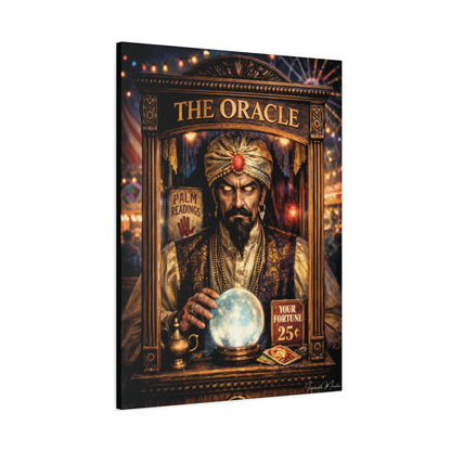 Fortune Teller "The Oracle" - Premium Canvas Print 1.25" Thick