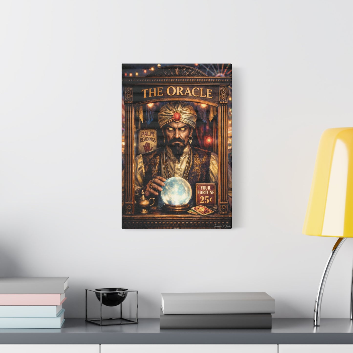 Fortune Teller "The Oracle" - Premium Canvas Print 1.25" Thick