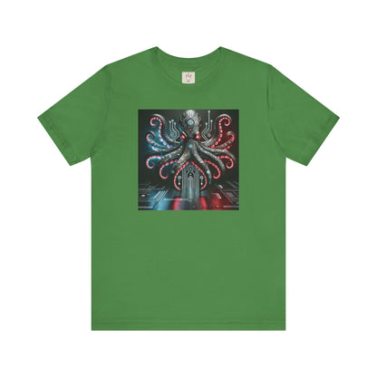 Octopus Sci-Fi Unisex Jersey Short Sleeve Tee - Perfect for Ocean Lovers & Sci-Fi Fans