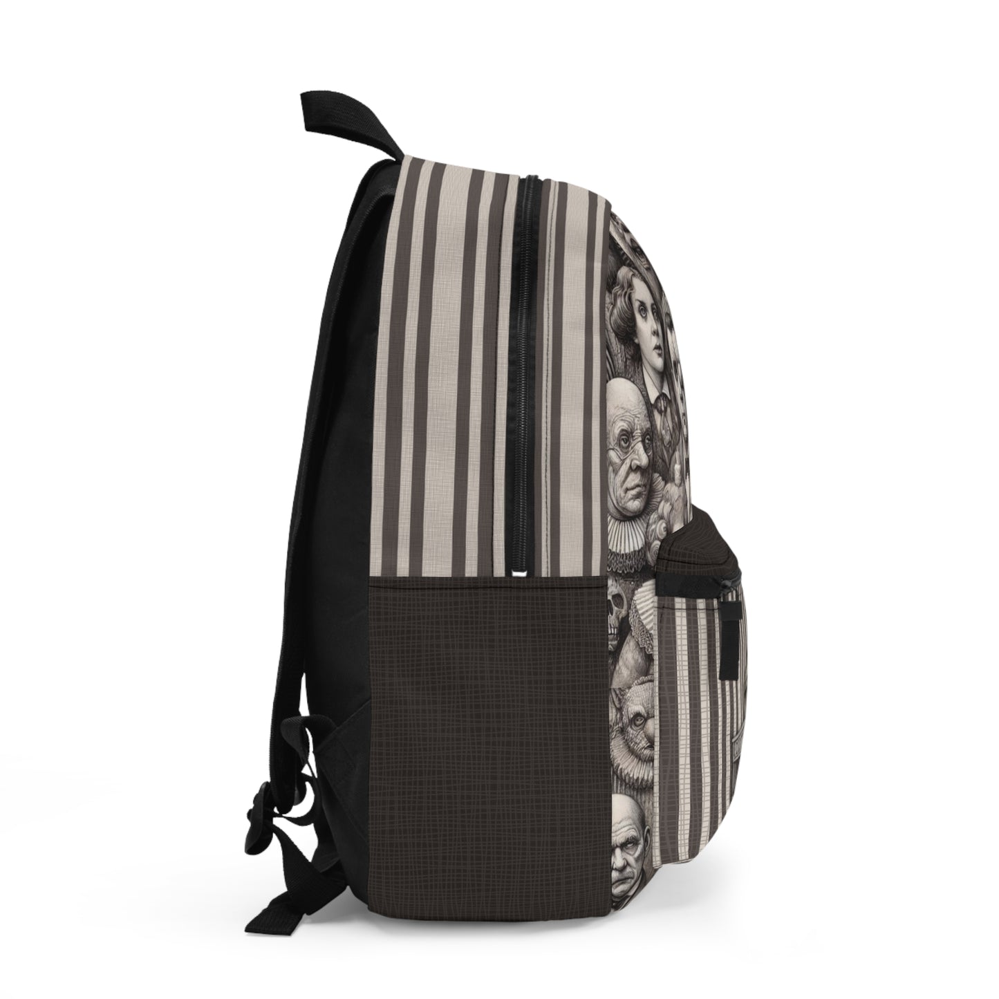 Freakshow Oddities Backpack – Gothic Carnival Horror Poly Canvas Bag 🎪🖤