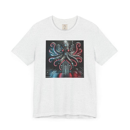 Octopus Sci-Fi Unisex Jersey Short Sleeve Tee - Perfect for Ocean Lovers & Sci-Fi Fans