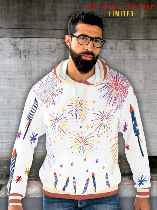 4th of July Fireworks Unisex Pullover Hoodie