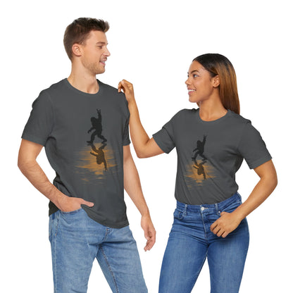 Rocking Bigfoot Unisex Bella+Canvas Jersey Tee - Fun Graphic Shirt for Nature & Cryptid Lovers