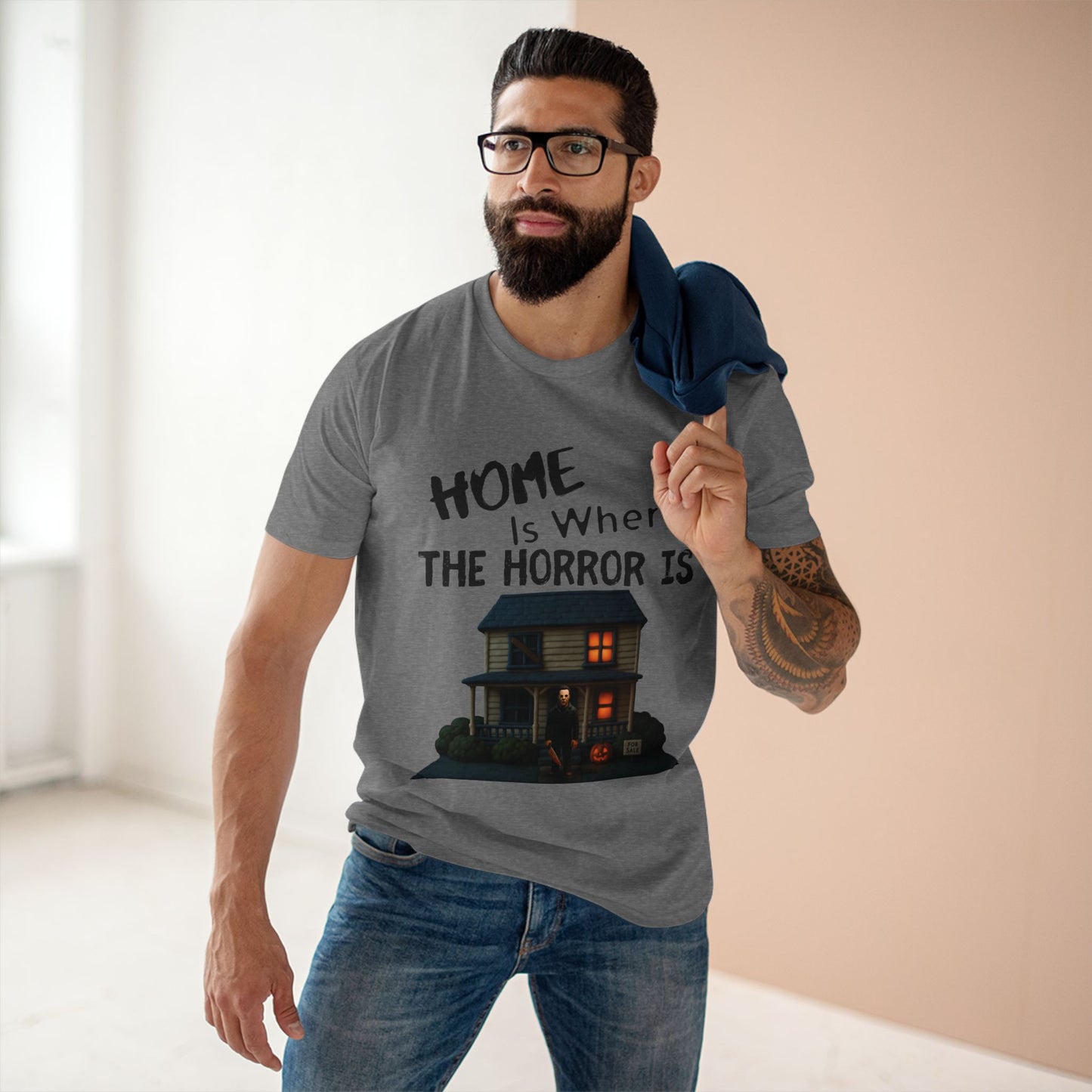 Home Is Where The Horror Is — Slasher House Unisex Tee | AS Colour 5001