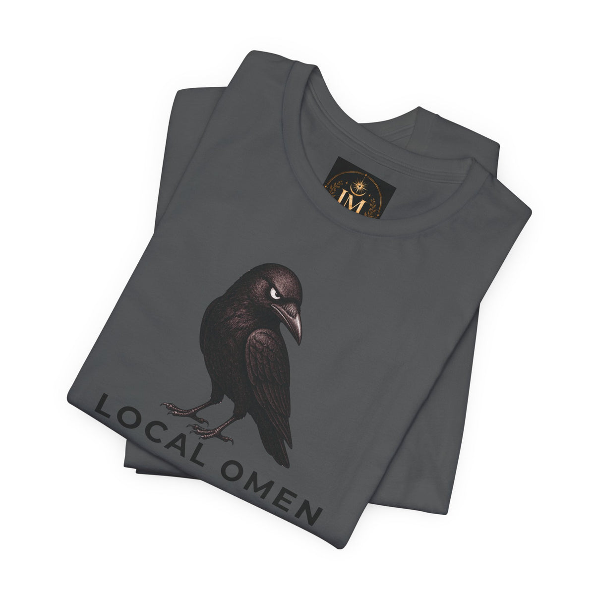 Local Omen Raven Graphic Tee | Crow Illustration T-Shirt