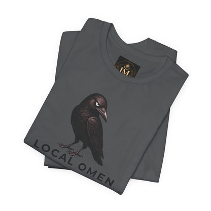 Local Omen Raven Graphic Tee | Crow Illustration T-Shirt