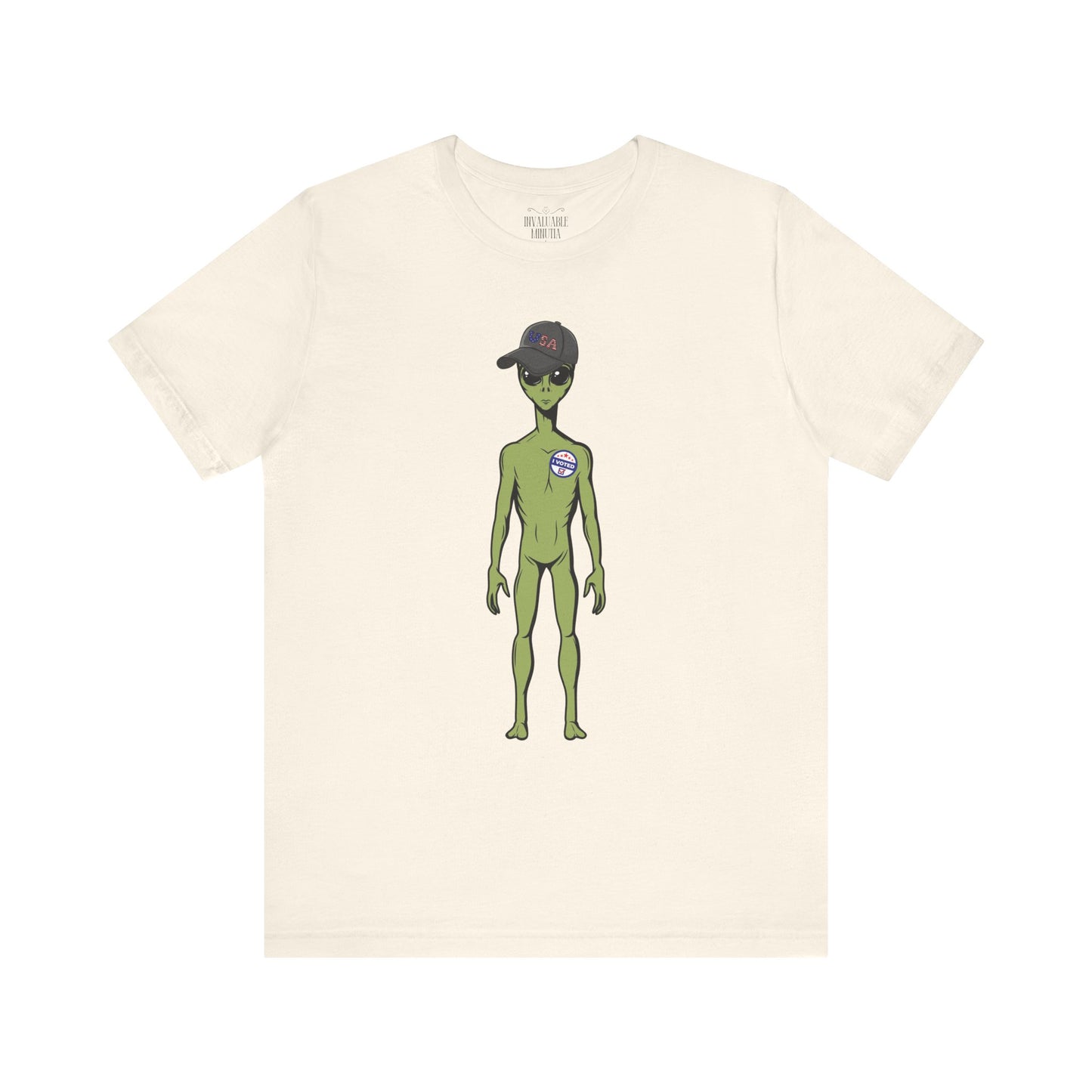 Alien Graphic Tee, Fun T-Shirt for Sci-Fi Lovers, Unisex Casual Wear, Great for Festivals, Gifts for Nerds, Everyday Comfort