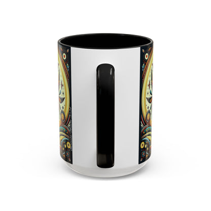 ☕️ Accent Coffee Mug (11, 15oz) – Beautiful Boho Style Graphic 🌿