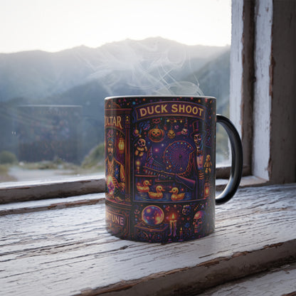 Creepy Carnival Games Color Morphing Mug