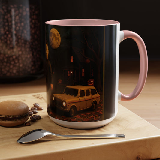 Clay-Style Slasher Halloween Night Mug | Accent Coffee Mug (11oz/15oz)