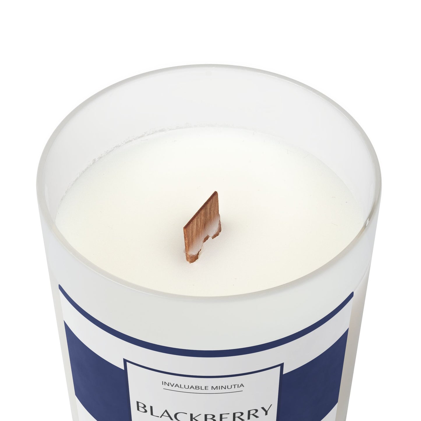 11oz Frosted Glass Natural Soy Wax Candle with Wooden Wick – Available in 9 Scents