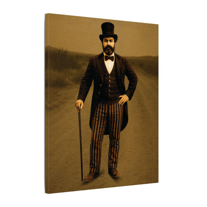 The Ringmaster – Vintage Circus Inspired Canvas Wall Art - Matte Canvas Print (Gallery-Wrapped) 0.75"