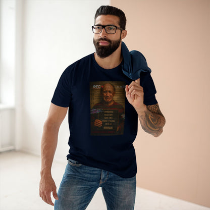 🔥 Freddy Mugshot Tee – Retro Slasher Horrorcore Premium T-Shirt (Unisex)