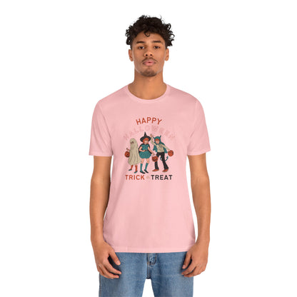 Happy Halloween Trick or Treat Vintage Vibe Tee – Bella+Canvas 3001