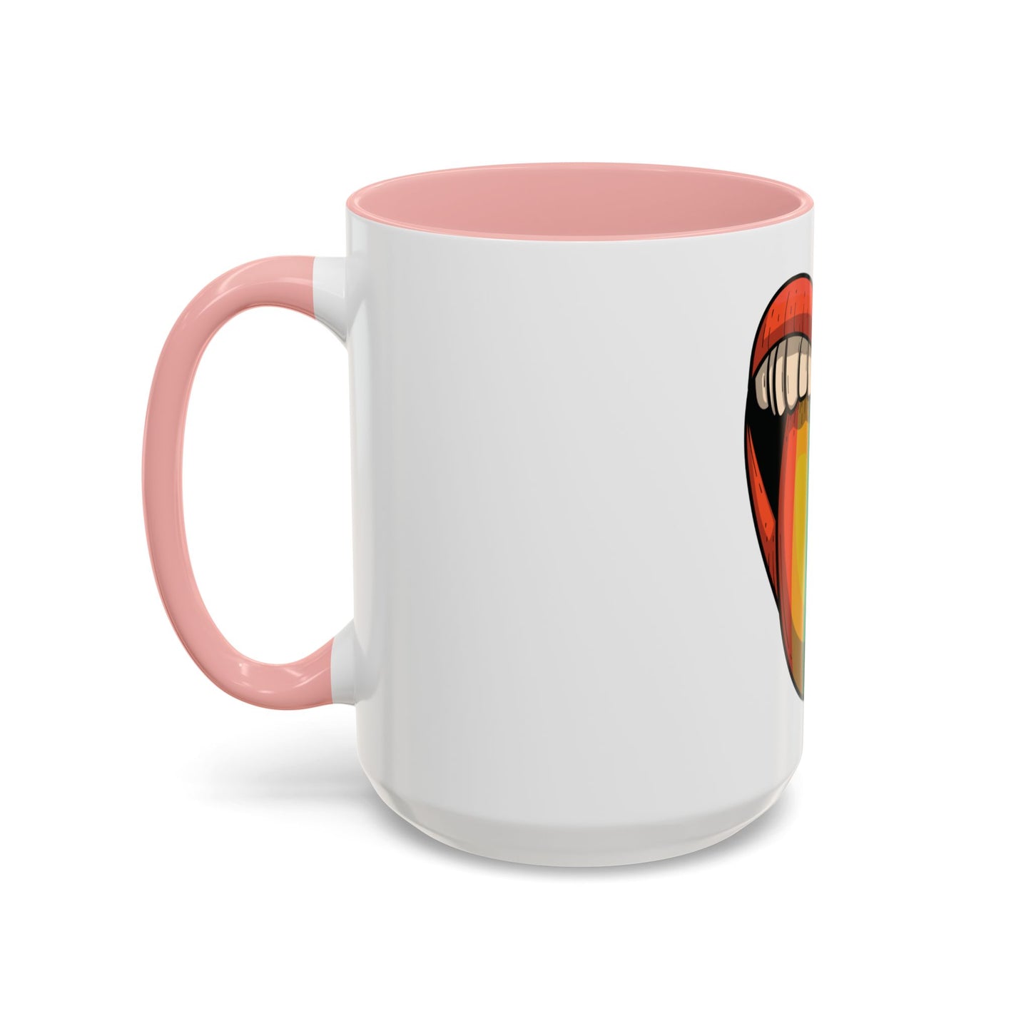 🔥💋 Pride Tongue Ceramic Mug – Rainbow Tongue Vibes 🌈✨