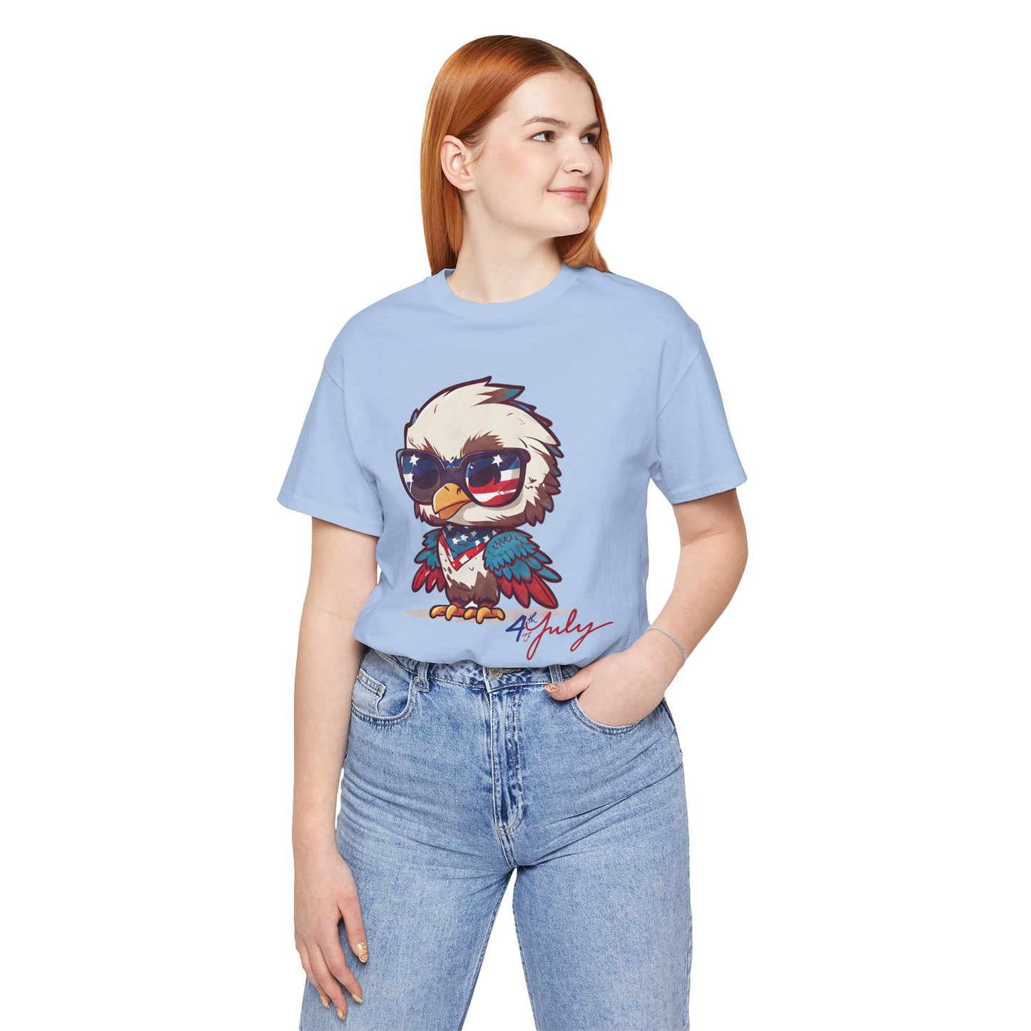 Cool Patriot Eagle Tee – Unisex Bella+Canvas Jersey - 4th of July T-shirt