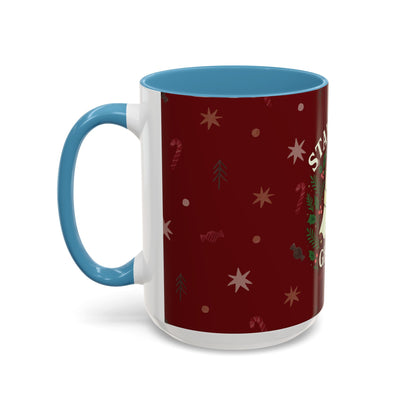 Stay Cozy Ghoul Ghost Holiday Coffee Mug – Funny Cute Christmas Accent Mug