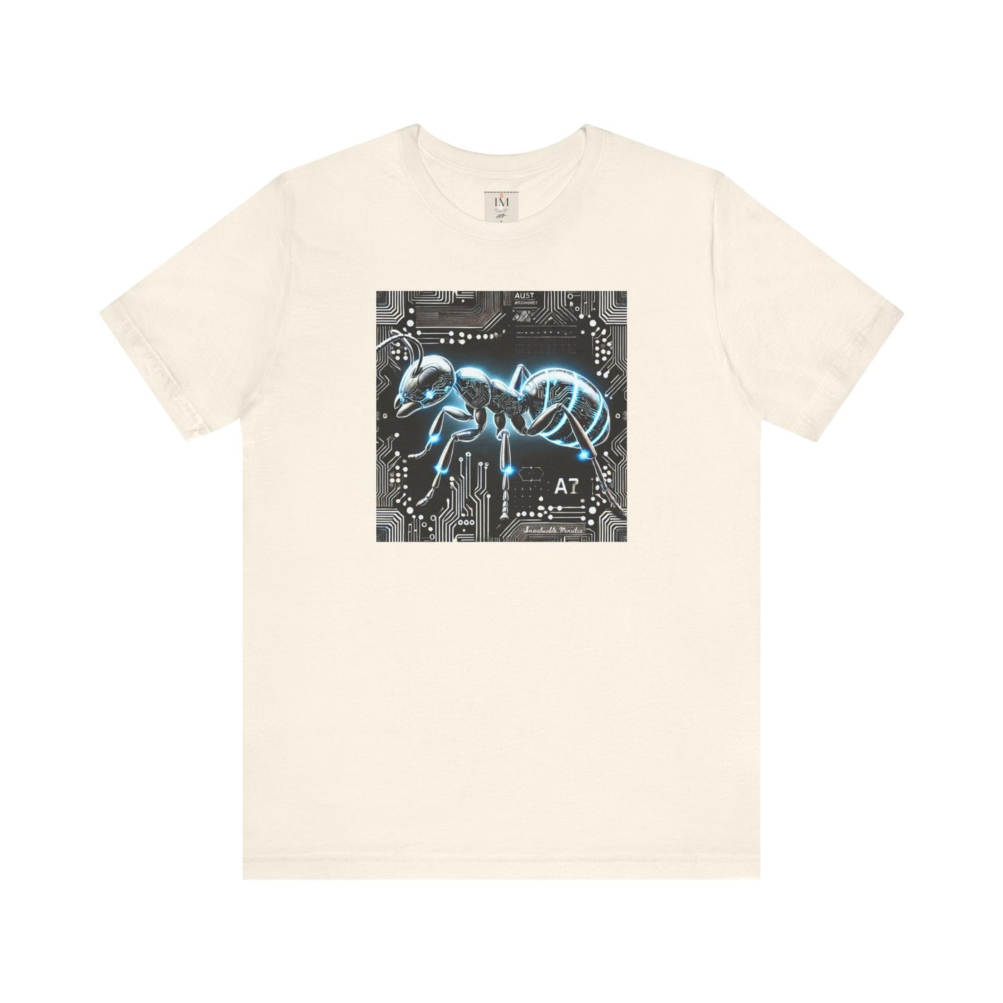 Futuristic Tech Ant Graphic Tee - Unisex Short Sleeve Jersey Shirt Techcore Tee