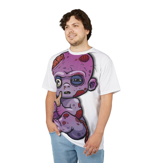 🧟‍♂️ Undead Baby – AOP Unisex Tee - All-Over Print Tee – Halloween, funny tshirt