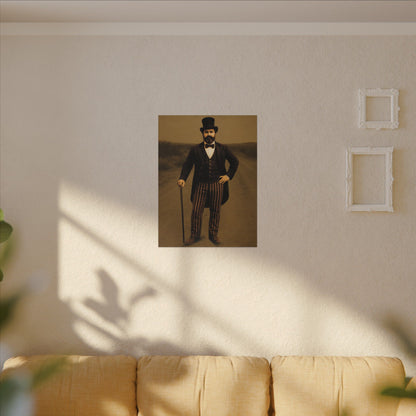 The Ringmaster – Vintage Circus Inspired Canvas Wall Art - Matte Canvas Print (Gallery-Wrapped) 0.75"