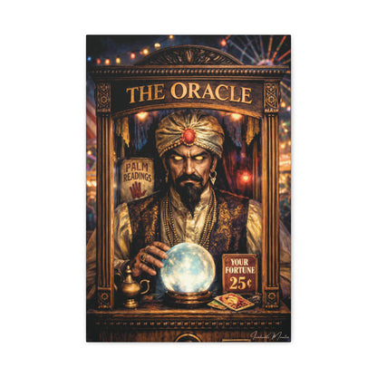 Fortune Teller "The Oracle" - Premium Canvas Print 1.25" Thick