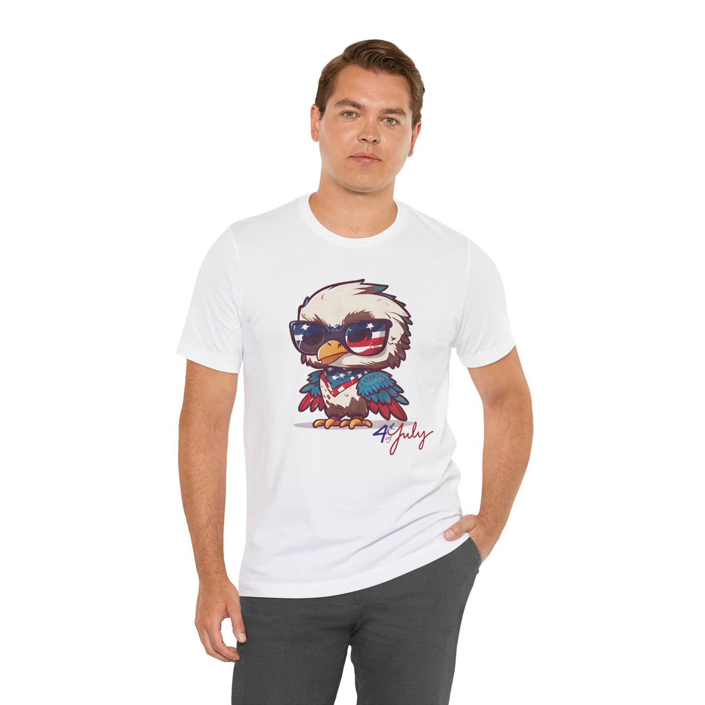 Cool Patriot Eagle Tee – Unisex Bella+Canvas Jersey - 4th of July T-shirt