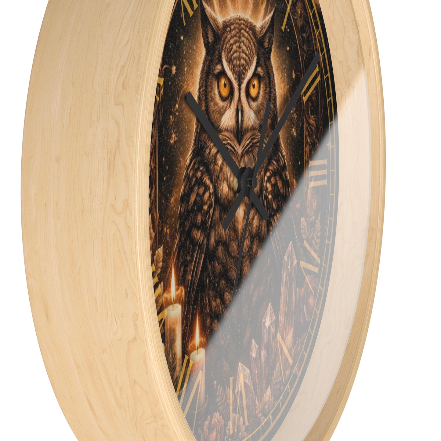 Mystic Owl 10" Premium Wall Clock