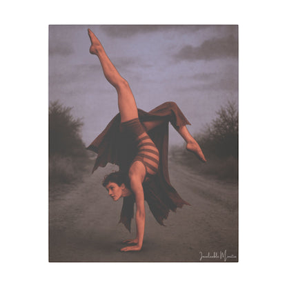 The Acrobat – Matte Canvas Print (Gallery-Wrapped) 0.75" – Vintage Circus-Inspired Canvas Wall Art