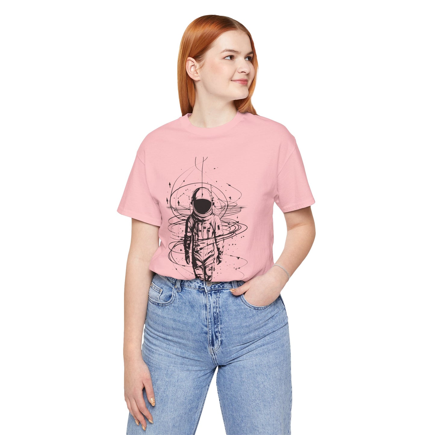 Cosmic Astronaut T-Shirt, Graphic Tee, Space Lover Gift, Unisex Casual Wear, Outer Space Clothing, Astronomy Fan Apparel