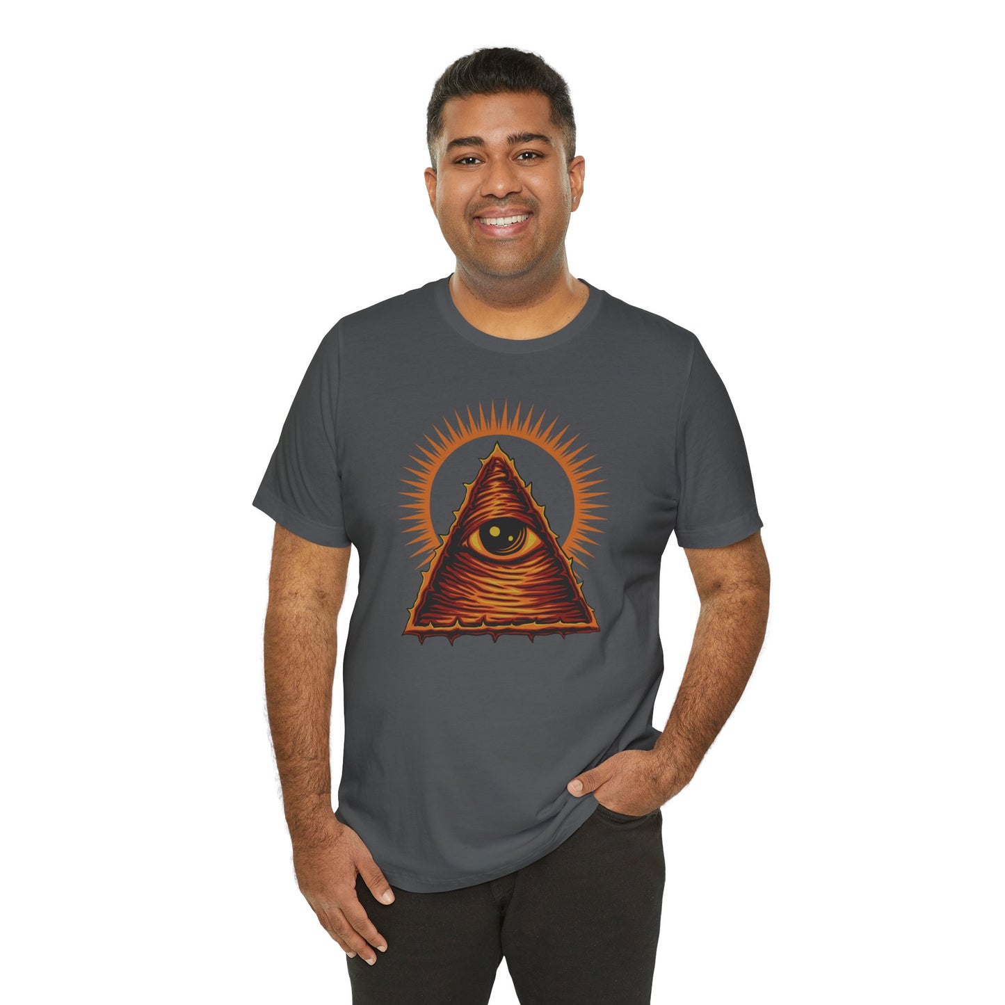 👁️ Mystical Eye Graphic Tee T-Shirt – Unisex Boho Style Streetwear