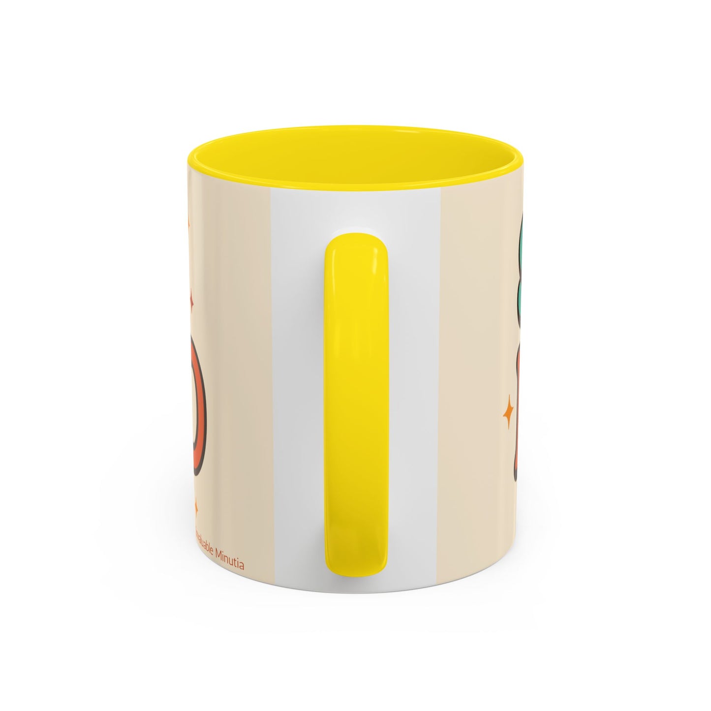 Study Fuel Color Accent Mug (11oz/15oz) – Retro Teacher/Student Coffee Cup • Back to School • Durable Ceramic