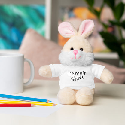 8" Funny Stuffed Animal Gift for Adults, Cute Plush Toy, Humor Bear, Sarcastic Gifts, Quirky Decor, Comfort Toy with Quote