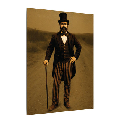 The Ringmaster – Vintage Circus Inspired Canvas Wall Art - Matte Canvas Print (Gallery-Wrapped) 0.75"