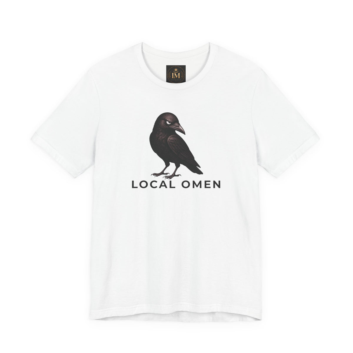 Local Omen Raven Graphic Tee | Crow Illustration T-Shirt