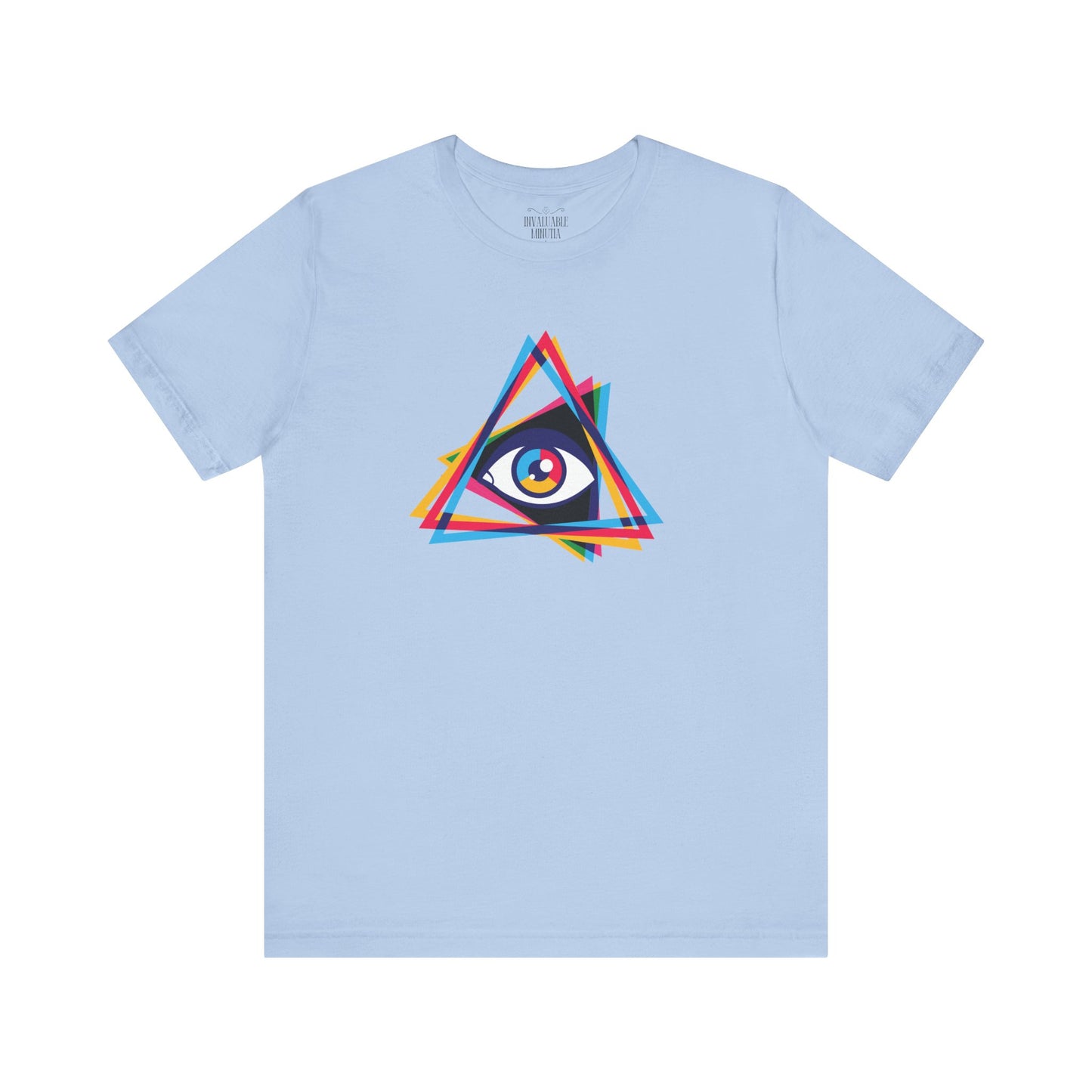 Camiseta Prism Eye: Diseño multicolor llamativo - Camiseta unisex