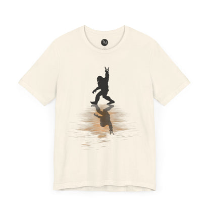 Rocking Bigfoot Unisex Bella+Canvas Jersey Tee - Fun Graphic Shirt for Nature & Cryptid Lovers