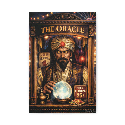 Fortune Teller "The Oracle" - Premium Canvas Print 1.25" Thick