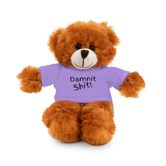 8" Funny Stuffed Animal Gift for Adults, Cute Plush Toy, Humor Bear, Sarcastic Gifts, Quirky Decor, Comfort Toy with Quote