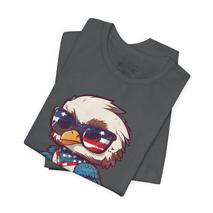 Cool Patriot Eagle Tee – Unisex Bella+Canvas Jersey - 4th of July T-shirt