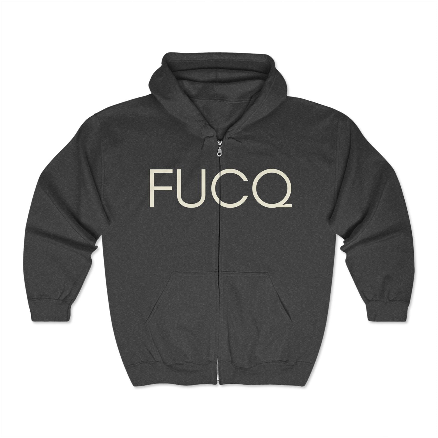 Funny Statement Zip Hoodie for Casual Vibes, Unisex Fashion, Gift for Friends, Weekend Wear, Unique Humor Apparel