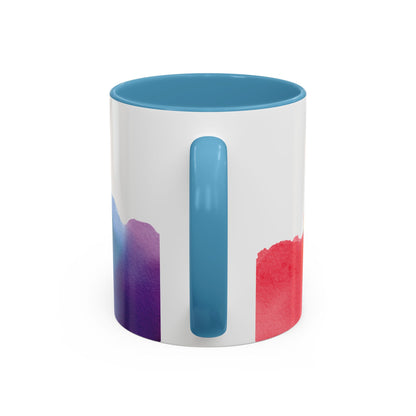 Bold Pride Accent Mug | Fun LGBTQ+ Gift | 11oz & 15oz Options