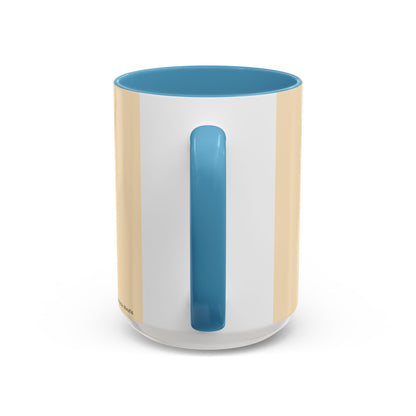 Teacher Mode – Color Accent Mug (11oz/15oz) • Rainbow Heart • Teacher Gift • Dishwasher & Microwave Safe