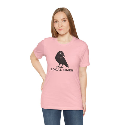 Local Omen Raven Graphic Tee | Crow Illustration T-Shirt
