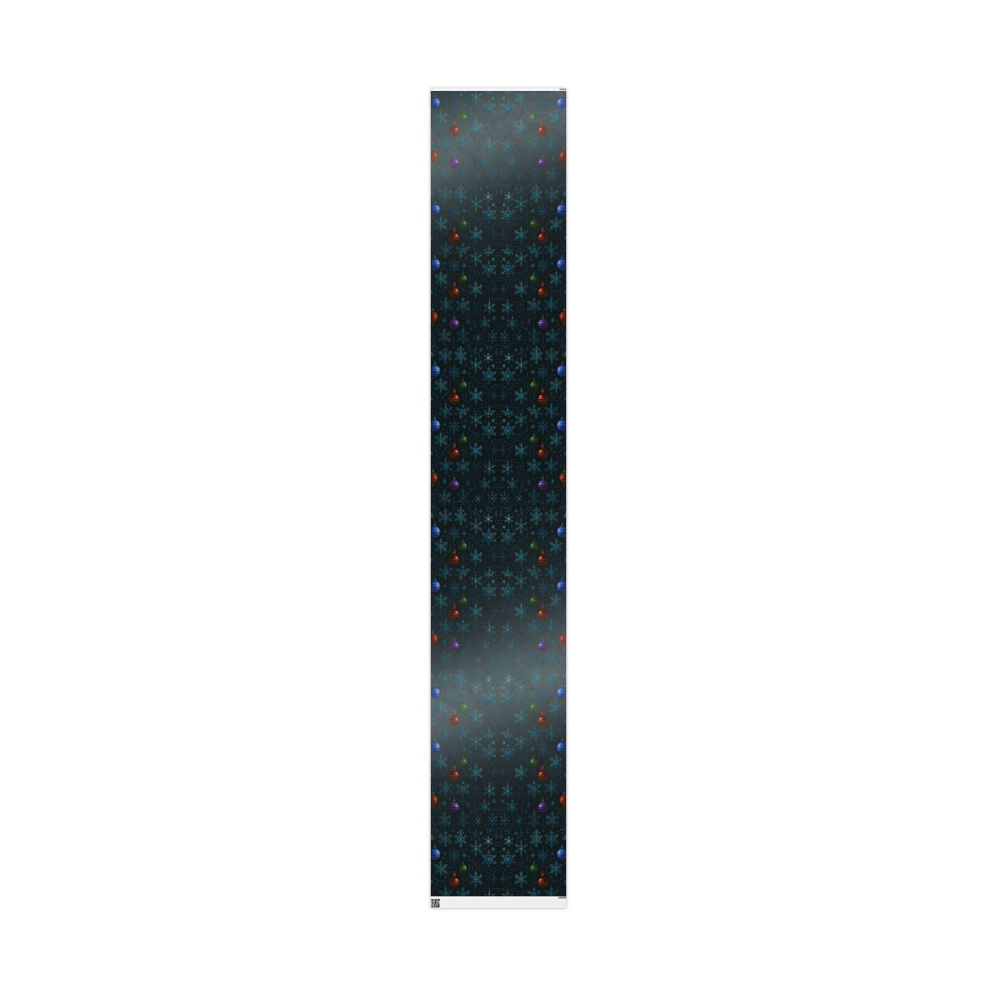 Cyber Yule Circuit – Luxury Christmas Wrapping Paper, Seamless Designer Gift Wrap, 30" Roll (Matte/Gloss)